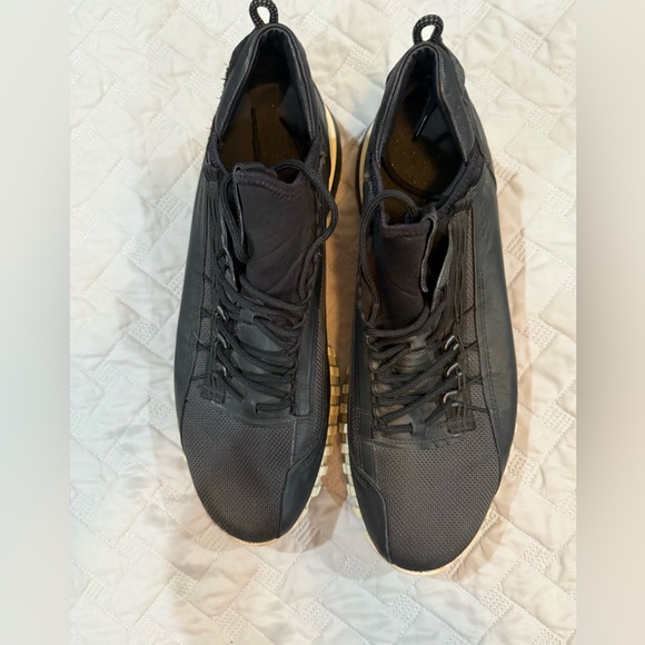 Ecco Men’s Sneakers Zipflex Mens Shoes Moonless Black Size 47 Or 13-13.5 - Picture 2 of 13